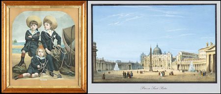 ANONIMO: Lotto di due stampe