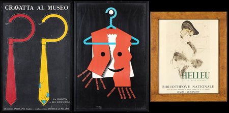 ANONIMO: Lotto di 3 poster