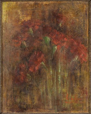 ANONIMO: Vaso con garofani