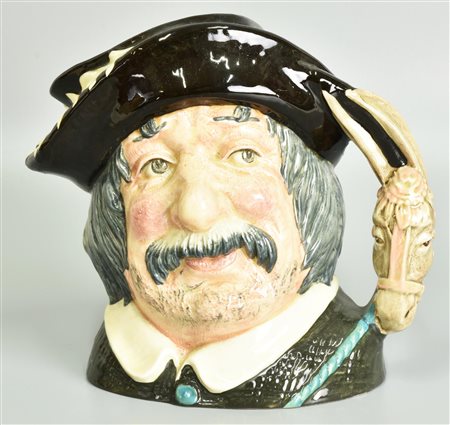 BROCCA in ceramica Royal Doulton raffigurante Sancho Panca Inghilterra, meta'...