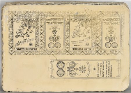 PIETRA PER ETICHETTA OLIO GIACOMO DI LUCCA cm 38x27,5x5,5