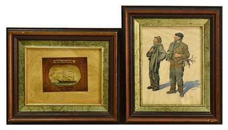 LOTTO DI 2 STAMPE cm 15x12 e cm 10x15