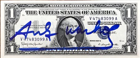 Andy Warhol “1 dollar” (George Washington) 1957