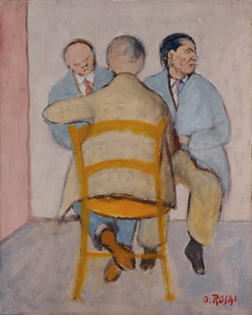 Ottone Rosai “Tre figure”1957