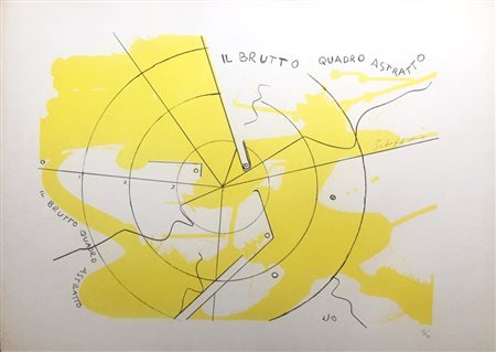 Mario Schifano “Il brutto quadro astratto”