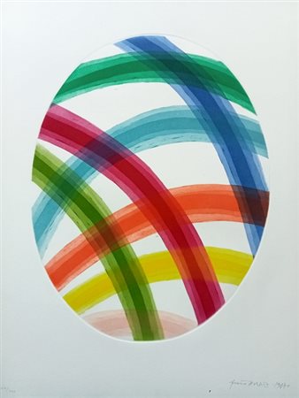 Piero Dorazio “Ovale n. 2” 1987