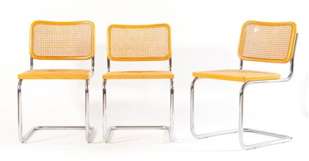 Marcel Breuer per Gavina, Tre sedie “Cesca”, Anni ‘70.