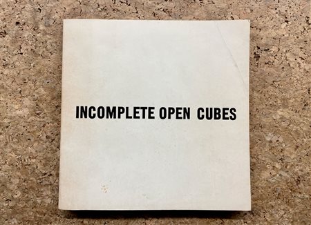 SOL LEWITT - Sol Lewitt. Incomplete open cubes, 1974