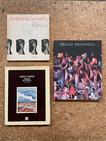 PITTURA FIGURATIVA ITALIANA (BUENO, TAMBURI E PIGNATELLI) - Lotto unico di 3 cataloghi