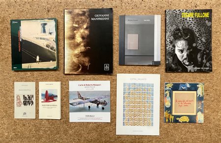 ARTE ITALIANA DEL DOPOGUERRA - Lotto unico di 5 cataloghi e 4 pieghevoli