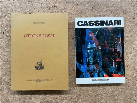 OTTONE ROSAI E BRUNO CASSINARI - Lotto unico di 2 cataloghi