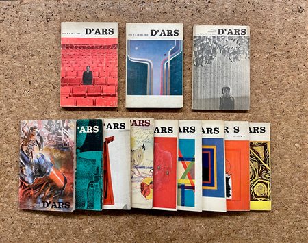 D'ARS AGENCY - Lotto unico di 12 numeri dell'omonima rivista