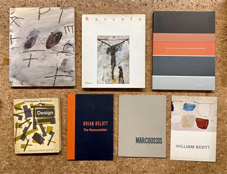 ARTISTI INTERNAZIONALI DEL DOPOGUERRA - Lotto unico di 7 cataloghi