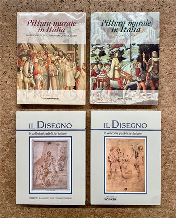 PITTURA MURALE E DISEGNO ITALIANO - Lotto unico di 4 cataloghi