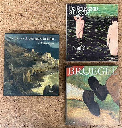 GRANDI MAESTRI DELLA STORIA DELL'ARTE - Lotto unico di 3 cataloghi