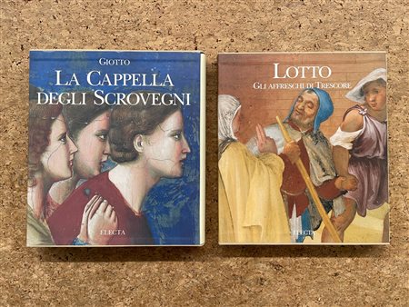 GIOTTO E LORENZO LOTTO - Lotto unico di 2 cataloghi