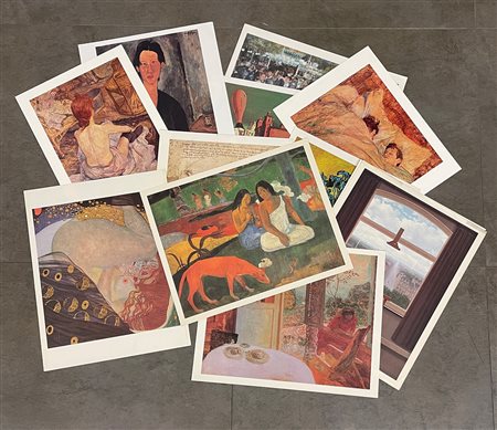 AUTORI VARI - Lotto unico cmposto da diverse riproduzioni offset