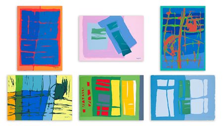 ANTONIO CORPORA (1909-2004) - Voies de la couleur - Signes du silence, 1972