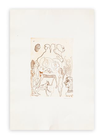 JORGE CASTILLO (1933) - Giocando sulla spiaggia, 1977