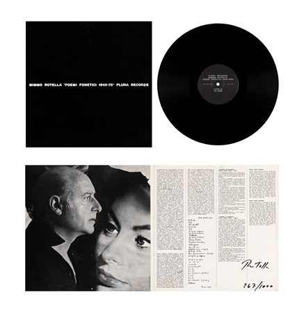 MIMMO ROTELLA (1918-2006) - Poemi fonetici, 1975