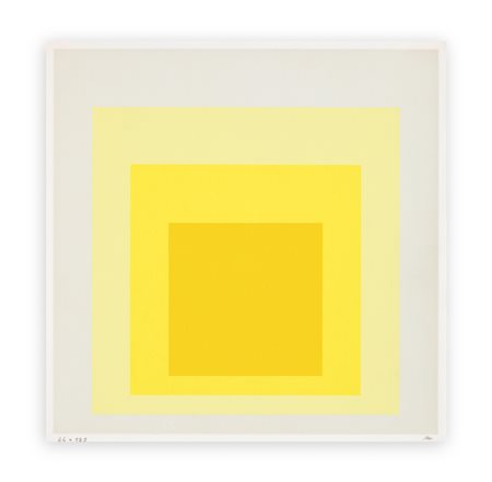 JOSEF ALBERS (1888-1976) - Senza Titolo, 1970/1971
