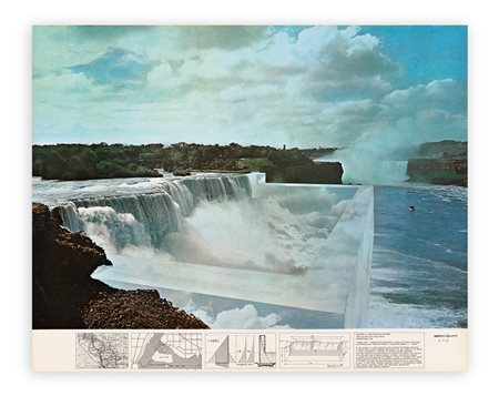 SUPERSTUDIO GROUP (1966-1986) - Niagara o l'architettura riflessa (la seconda serie della natura), 1970