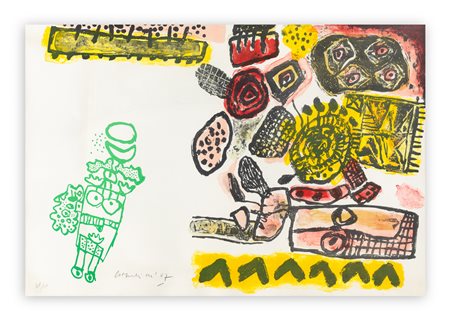 GUILLAUME CORNEILLE (1922-2010)  - Femmes de nuit et d'aube, 1967