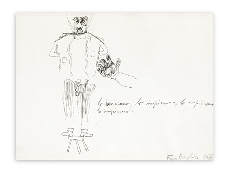 FRANZ BORGHESE (1941-2005) - Senza Titolo, 1975