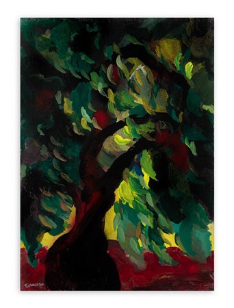 SAVERIO TERRUSO (1939-2003) - Composizione di foglie, anni '70