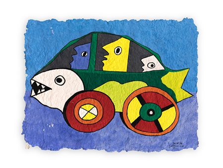 JOSÉ DE GUIMARAES (1939) - Senza Titolo, 1983
