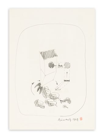 KENJIRO AZUMA (1926-2016) - Senza Titolo, 1969