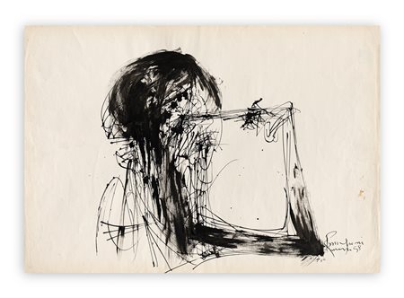BEPI ROMAGNONI (1930-1964) - Senza Titolo, 1958