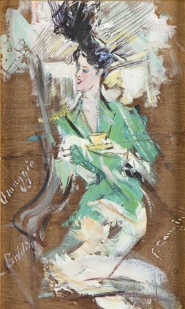 FRANCESCO CANGIULLO (Napoli, 1884 – Livorno, 1977): Omaggio a Boldini
