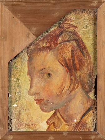 FERRUCCIO FERRAZZI (Roma, 1891 - 1978): Testa di fanciulla (la figlia), 1940 circa