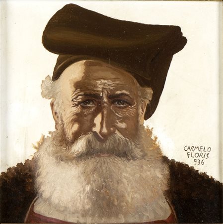 ENNIO PERROTTI (1903-1987): Ritratto di vecchio pastore