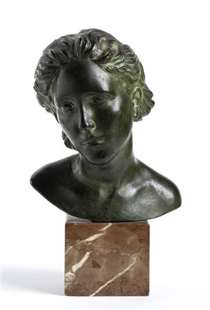 ATTILIO TORRESINI (Venezia, 1884 – Roma, 1961): Ritratto di Angela Colasanti, anni 30 ca.