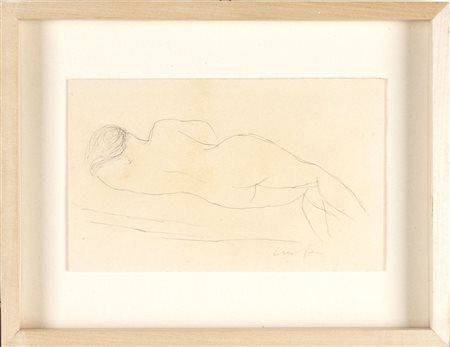 MARIO MAFAI (Roma, 1902 - 1965): Nudo disteso