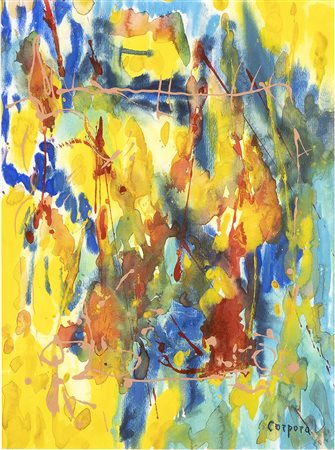 ANTONIO CORPORA (Tunisi, 1909 - Roma, 2004): Senza Titolo 