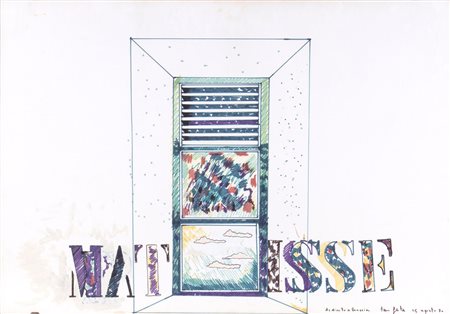 TANO FESTA (Roma, 1938 - 1988): Omaggio a Matisse, 1970



