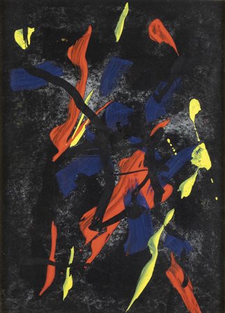 LUIGI MONTANARINI (Firenze, 1906 - Roma, 1998): Composizione astratta