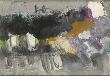 ILARIO ROSSI (Bologna, 1911 - 1994): Composizione astratta