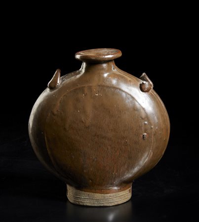  Arte Cinese - Fiasca bianhu a fondo bruno
Cina, Song, X secolo.