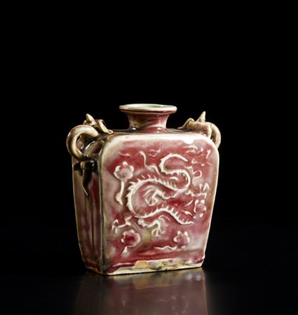 Arte Cinese - Fiasca quadrangolare lang yao
Cina, Qing, XIX secolo.