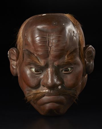 Arte Giapponese  - Maschera (omote) del teatro Noh
Giappone, Meiji, XIX secolo.