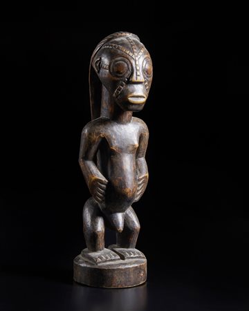  Arte africana - Zaire, Tabwa 
Statuetta legno .