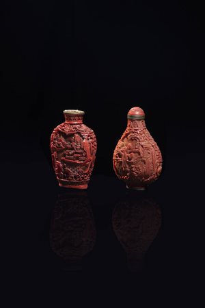 COPPIA DI SNUFF BOTTLE