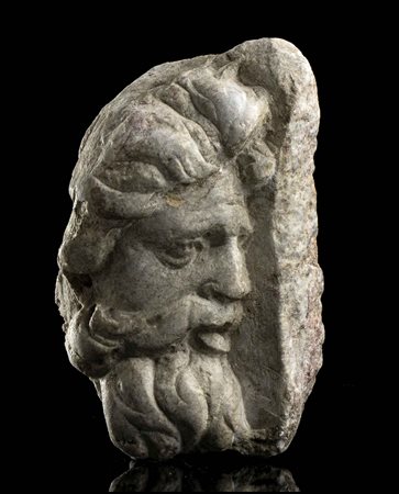 ALTORILIEVO CON PROFILO DI BARBARO Epoca del Grand Tour, XVIII - XIX secolo...