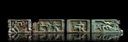 ELEMENTI DI COFANETTO Officina romana urbana, prima metà del III secolo d.C....