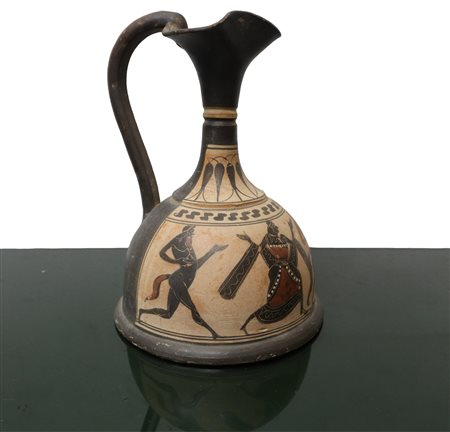 Riproduzione archeologica Squat Lekythos.Commerciabile giusto parere Soprintendenza per i beni culturali ed ambientali di Catania del 13/12/22 N° protocollo 19871