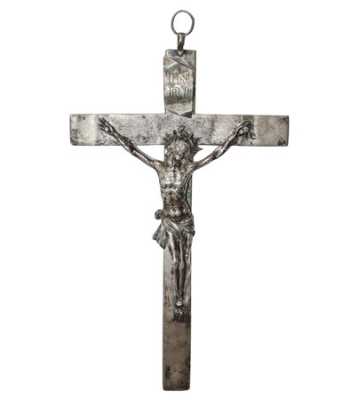 Crocefisso in argento, Late 18° secolo